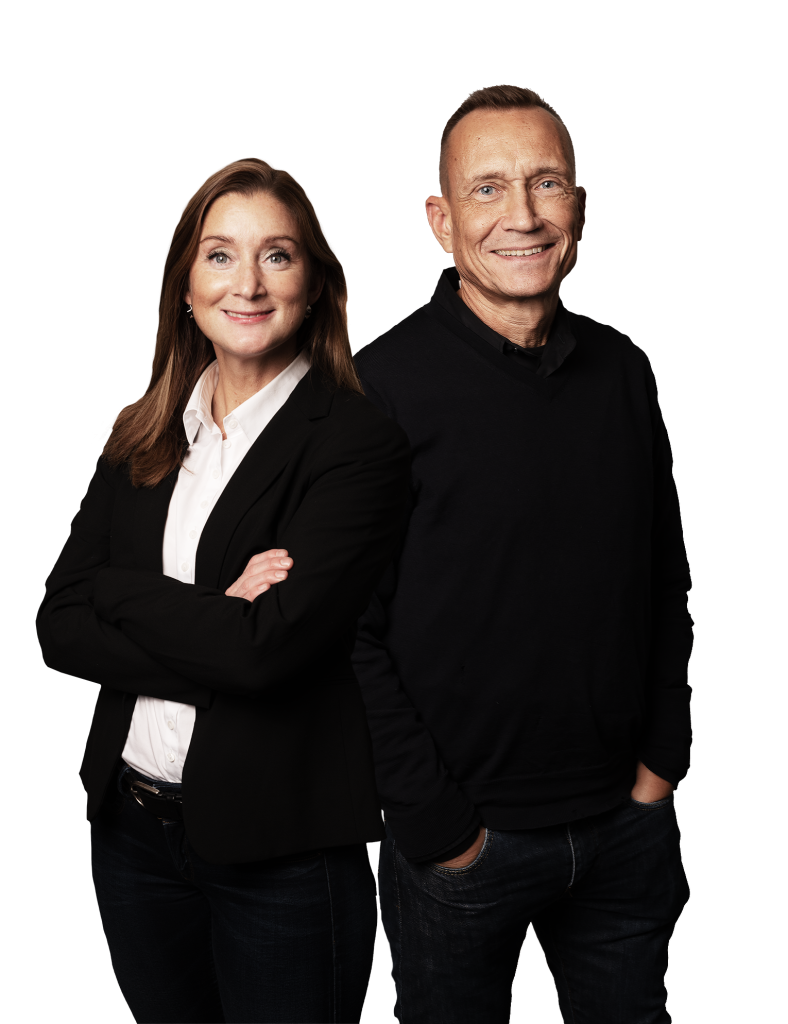 Telia's Jenny Gustavsson and Ivan Bretan